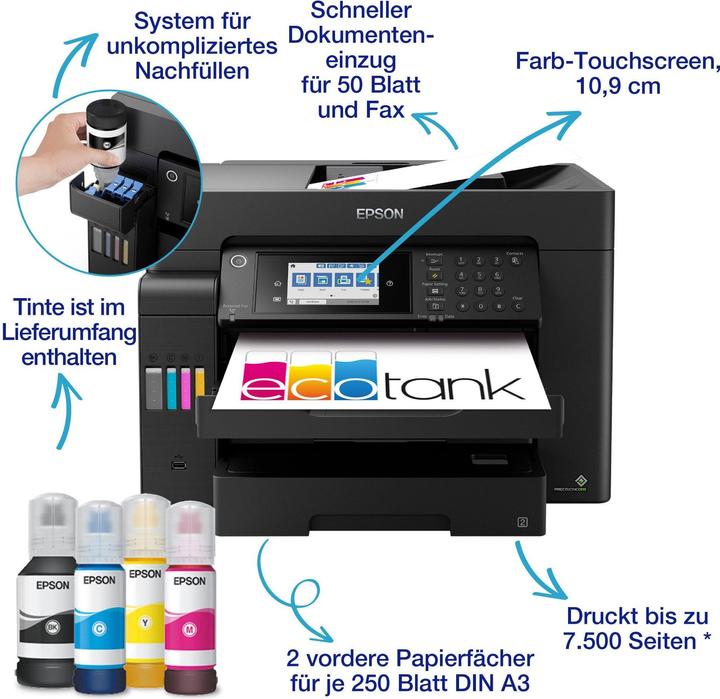 Image du produit Epson EcoTank ET-16605 (Réservoir d'encre, Couleur)