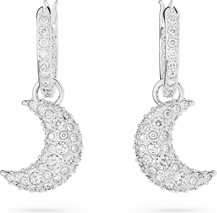 Produktbild Swarovski Luna Drop Ohrhänger Mond Weiss (Swarovski Metall)