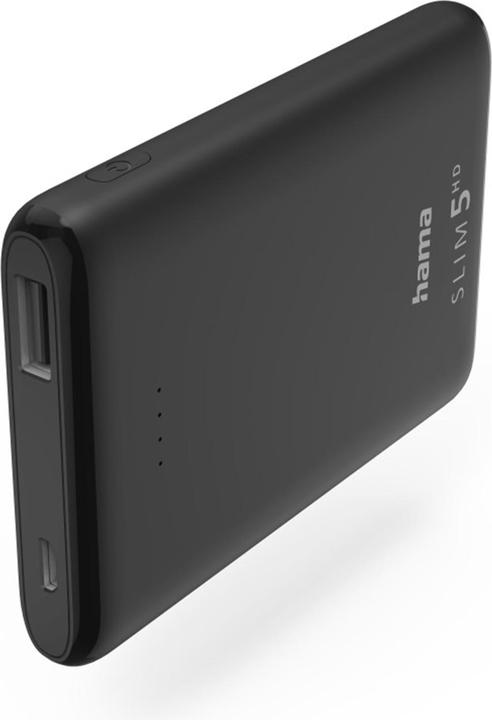 Actual product image Hama Power Pack Slim (5000 mAh, 5 W, 18.50 Wh)