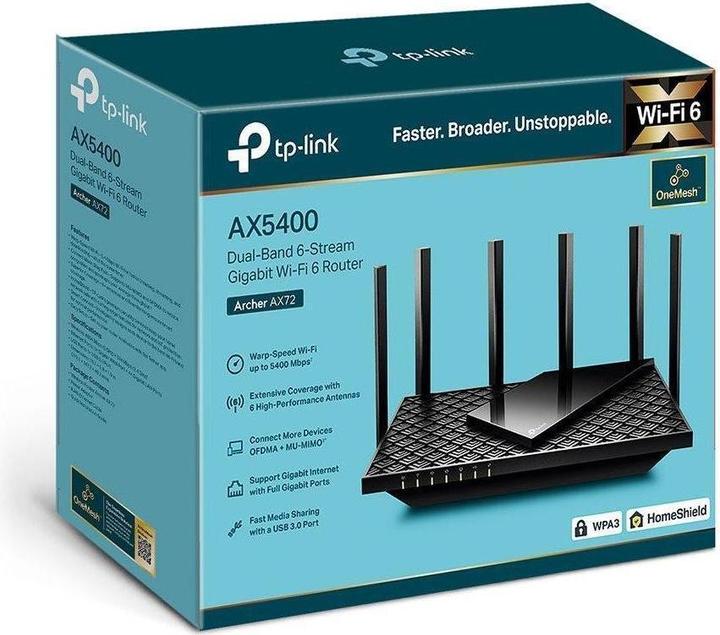 Immagine prodotto TP-Link ARCHER AX72 - Router Wi-Fi 6