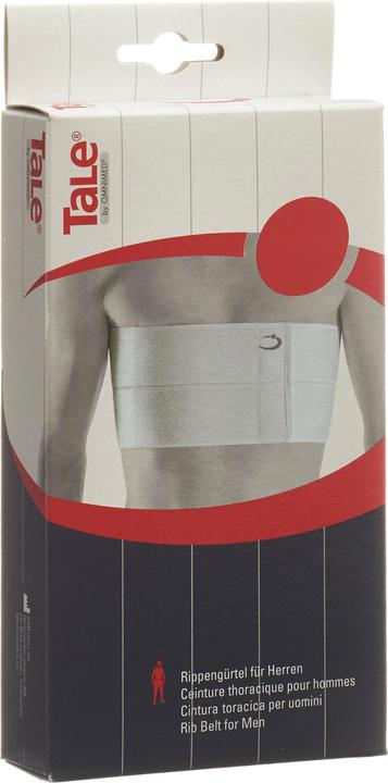 Actual product image Tale Ribbed belt 15cm men Velcro white