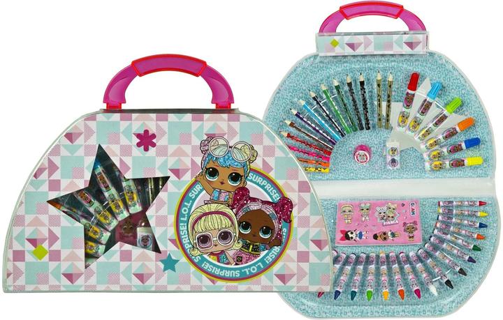 Actual product image L.O.L. Surprise! Colouring Case 51 Pcs.