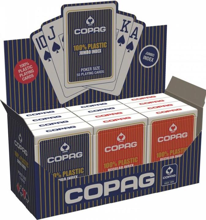 Actual product image Copag Poker Card Deck Jumbo (German, English, French, Italian, Swiss German)