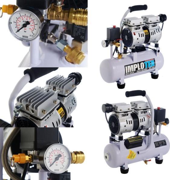 Image du produit Implotex Flüsterkompressor NEW-325 (8 bar, 89 l)