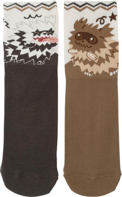 Image du produit Pokémon Zigzagoon & Galarian Zigzagoon Pokémon-Socken (23-25cm) (36 - 42)