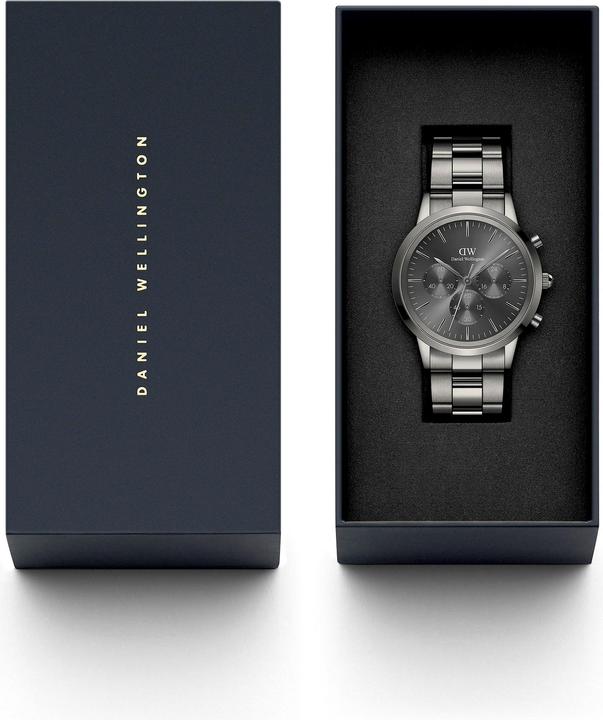 Produktbild Daniel Wellington Iconic Chronograph Link Anthracite Sunray (Chronograph, 42 mm)