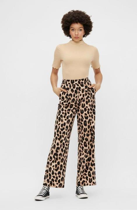Image du produit Pieces Pantalon imprimé léopard (S)