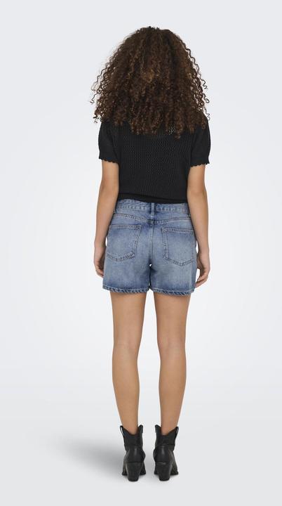 Image du produit Only ONLELLA Mittlere Taille Normal geschnitten Jeans-Shorts Jeans-Shorts (XS)
