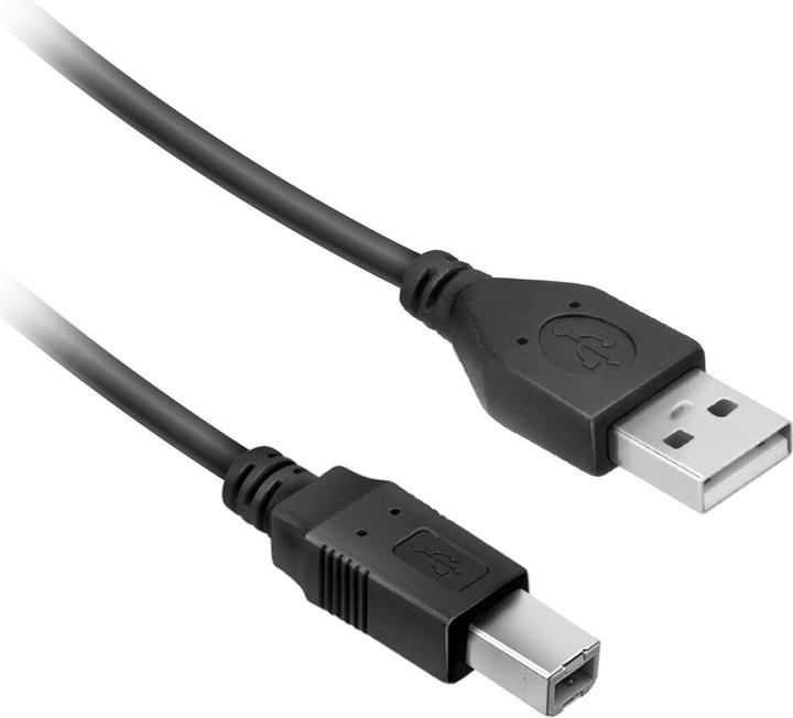 Actual product image Ekon Type A-B male USB printer cable (1.80 m, USB 2.0)