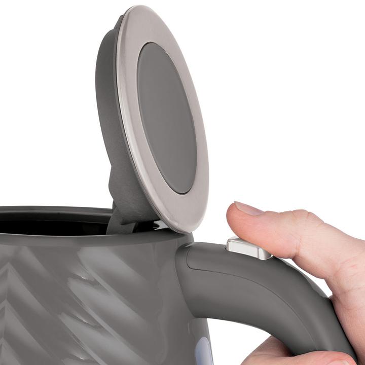 Actual product image Russell Hobbs 26382-70 Groove Kettle grey (1.70 l)