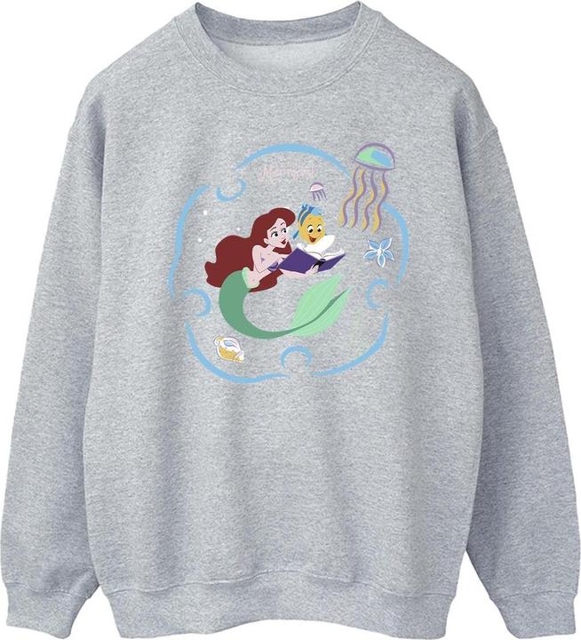Produktbild Disney The Little Mermaid Reading A Book Sweatshirt (XL)