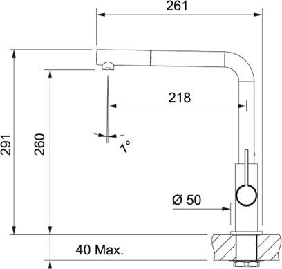 Produktbild Franke Neptune Evo Pull-out