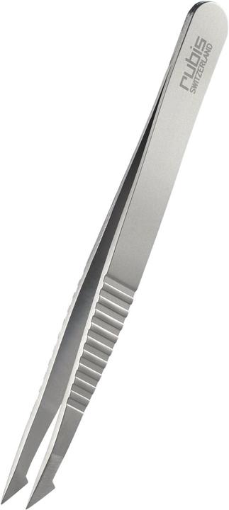 Actual product image Rubis Pinzette mit Lupe, schräg, Inox
