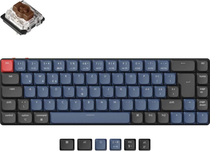 Image du produit Keychron K7 Pro (CH, Filaire, Sans fil)