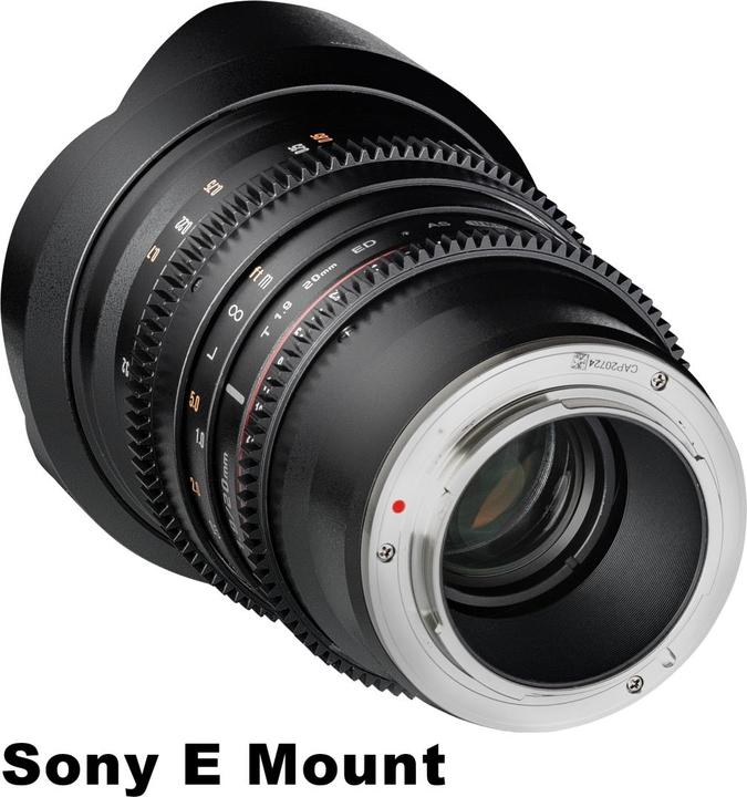 Produktbild Samyang 20mm T1.9 VDSLR Nikon (Nikon F, Vollformat)