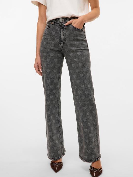 Immagine prodotto Vero Moda VMTESSA Hohe Taille Weiter Beinschnitt Jeans Weit geschnitten (W28/L32)
