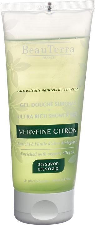 Actual product image BeauTerra rich shower gel lemon verbena (200 ml)