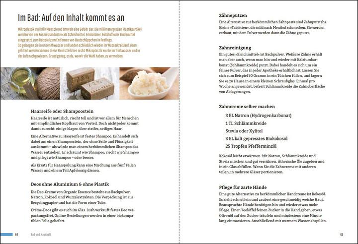 Actual product image Besser leben ohne Plastik (German, Nadine Schubert, 2016)