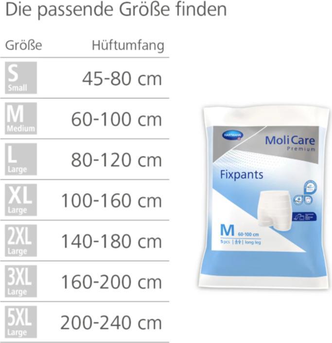 Image du produit MoliCare Premium Fixpants long leg Slip d'incontinence (5 x, XXL)