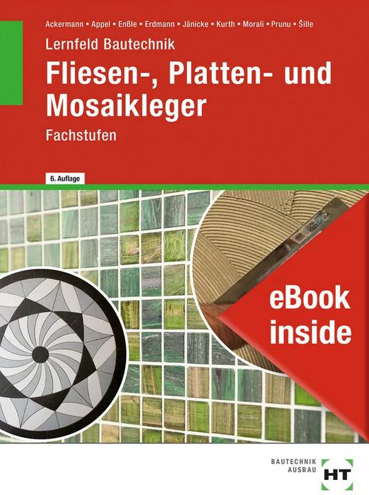 Produktbild eBook inside: Buch und eBook Fliesen-, Platten- und Mosaikleger (Deutsch, Robert Ackermann, Friedemann Enssle, Bernd Jänicke, Carmen Kurth, Erol Morali, Jonathan Prunu, Dietrich Erdmann, Mario Appel, 2022)
