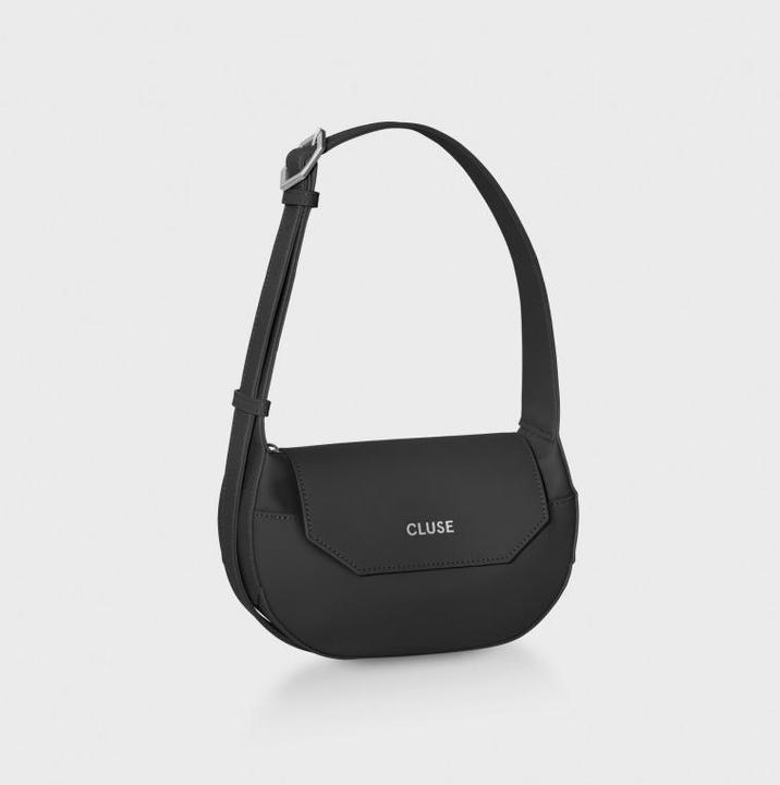 Produktbild Cluse Sacroisé Petite Umhängetasche, Schwarz, Silberfarben