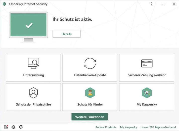 Immagine prodotto Kaspersky Internet Security + Android Security 2020 (1 Utente, 12 mesi)