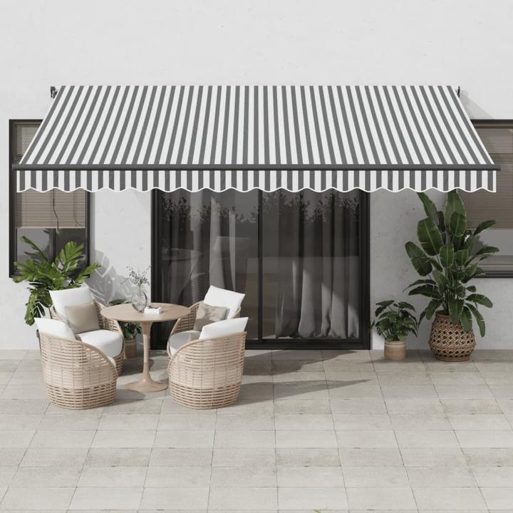Produktbild VidaXL Markise Gelenkarmmarkise Sonnenmarkise Balkon Automatisch 450x350cm (4.50 m)