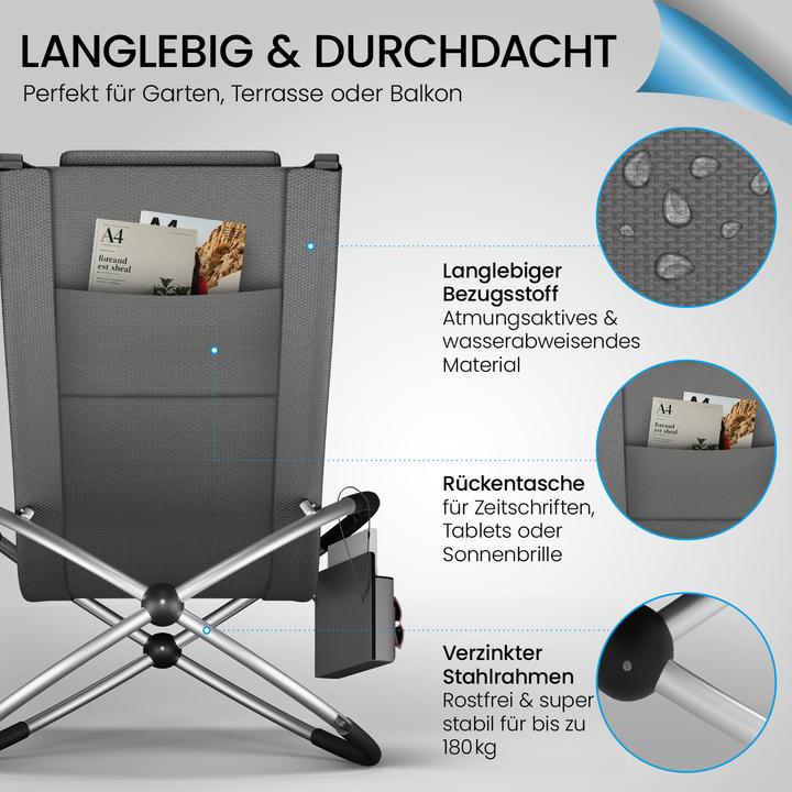 Actual product image Eloneo Relax-Schaukelliege (157 cm)