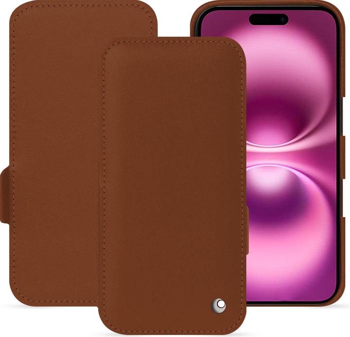 Actual product image Noreve Horizontal leather flap shell (Apple iPhone 16 Plus)