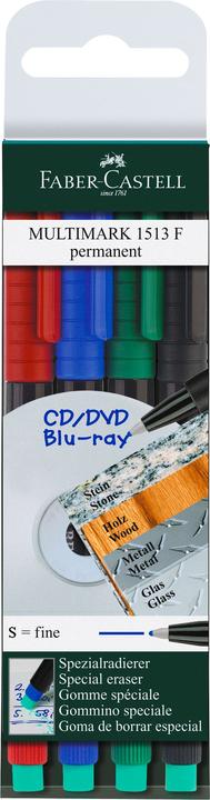 Actual product image Faber-Castell Overhead pen Multimark Permanent (Multicoloured, 0.40 mm, 4 x)