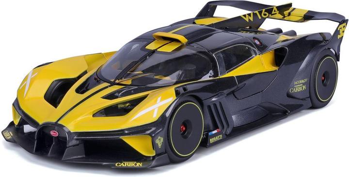 Bburago Bugatti Bolide 1/18 geel/zwart