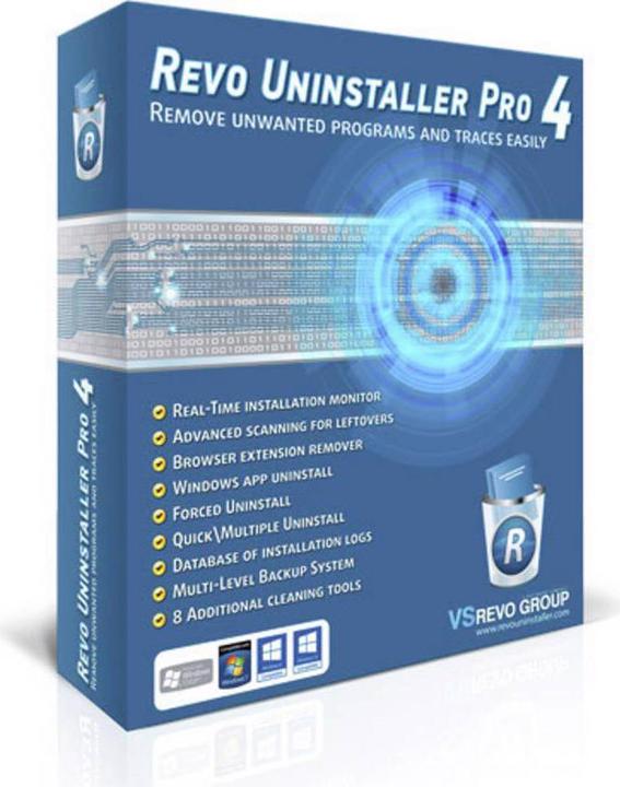 Actual product image Revo Uninstaller Pro 4 (3 User, unlimited)
