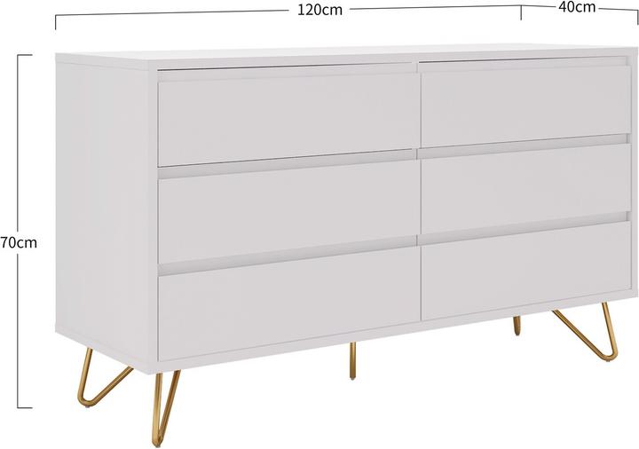 Actual product image SalesFever Charlie (120 x 40 x 70 cm)