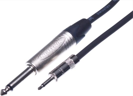 Produktbild Contrik Plug auf 2-poligen Mini Plug (0.50 m, 3.5mm Klinke (AUX), 6.3mm Klinke (Jack))