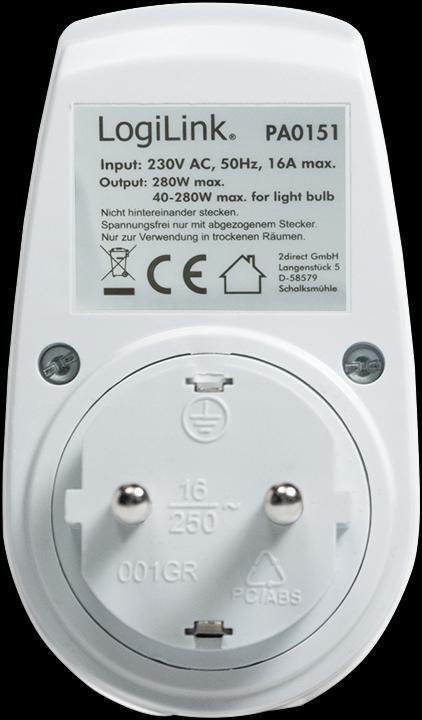 Image du produit LogiLink Adaptateur de prise de courant