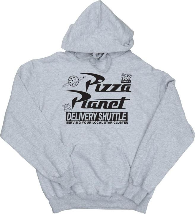 Immagine prodotto Disney Toy Story Pizza Planet Logo Felpa con Cappuccio Ragazze (140, 146)