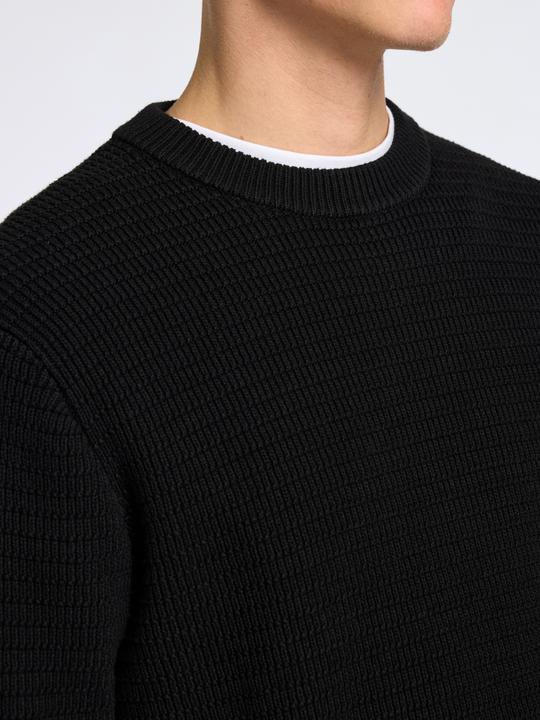 Image du produit Selected Homme Slhtheo Ls Knit Structure Crew Neck (XL)
