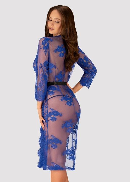 Image du produit Obsessive Cobaltess Déshabillé en dentelle - Bleu (S/M)
