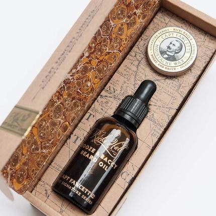 Immagine prodotto Captain Fawcett Capt. Fawcett Care - Ricki Hall Booze & Baccy Beard Oil & Moustache Wax Set