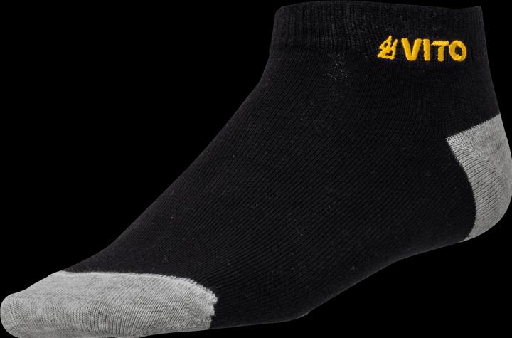 Produktbild VITO 1 PAAR SCHWARZE SOCKEN EVERYDAY FRESH Grosse 38-42 (Einzelpack, 38 - 42, 43 - 47, 35 - 37)