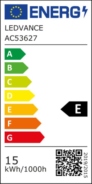 Energie-Label Osram LED TUBE T8 EM BIO-LUMILUX 1200 mm 15W 965 (G13, 15 W, 1800 lm, 8 x, E)