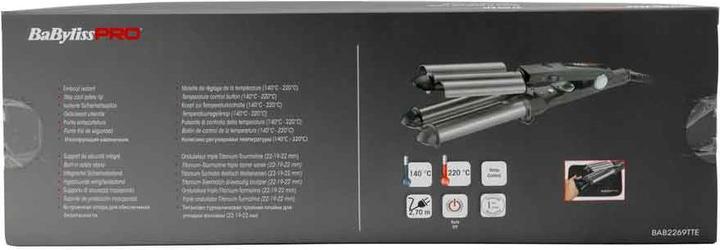 Actual product image BaByliss Pro Titanium Tourmaline triple barrel waver (19 mm, 22 mm)