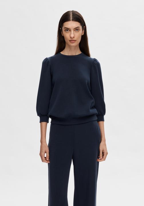 Actual product image Selected Femme Puffed sleeve sweatshirt (XL)