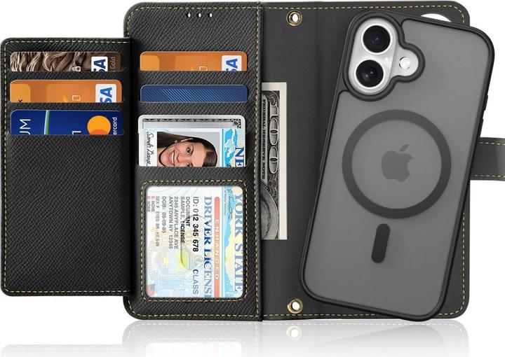 Produktbild Dux Ducis Lawa Series MagSafe Kunstleder Bookcover Hülle (Apple iPhone 16 Plus)
