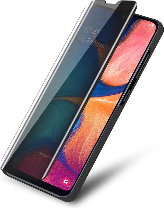 Actual product image Cadorabo Book Smart View Mirror Cover (Samsung Galaxy A20e)