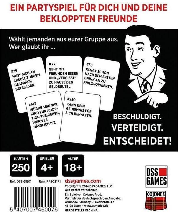 Produktbild Asmodée Drunk, Stoned or Stupid