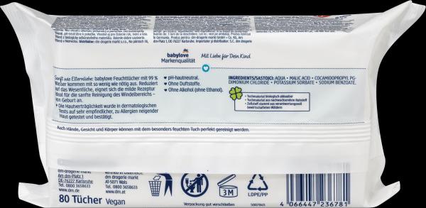 Actual product image dm babylove Wet wipes (320 Piece)