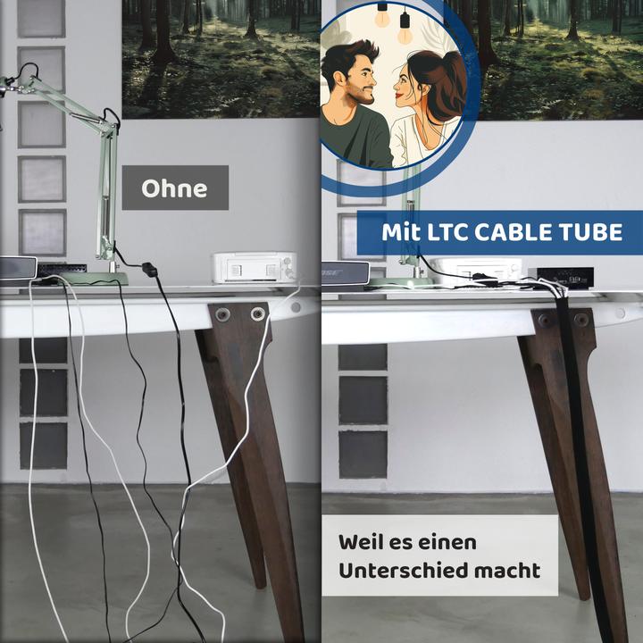 Actual product image Label-the-cable cable tube (Cable conduit, 2500 cm)