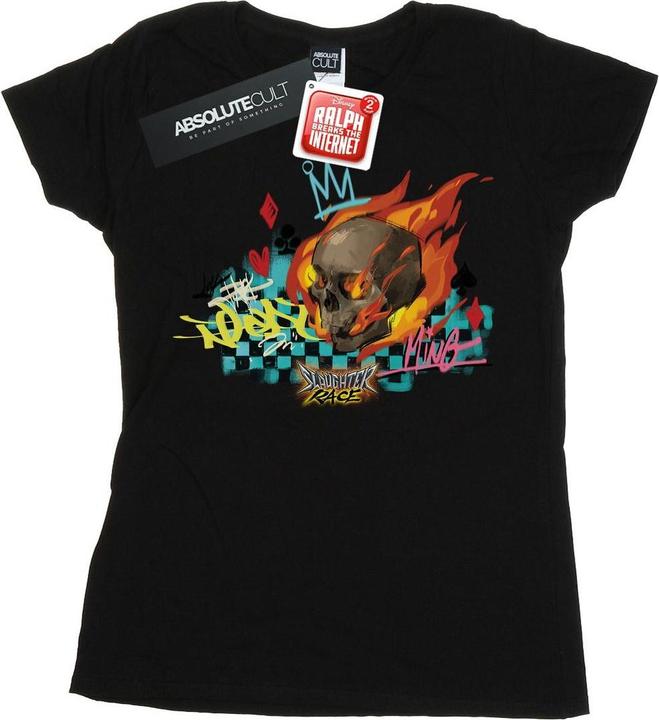Image du produit Disney - T-shirt WRECK IT RALPH RACE SKULL - Femme (XL)
