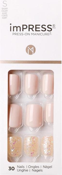 Immagine prodotto KISS imPress Dorothy (Unghie artificiali, Beige, Glitter)